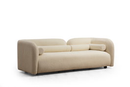 Atelier Del Sofa Sofá de 3 Plazas Victoria Cream Bouclette